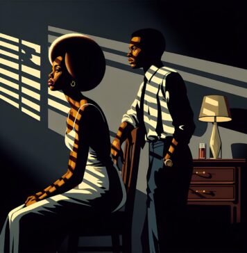 Чим економічно була сегрегація для кольорового населення ai generated couple african 8438481